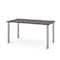 Bestar Universel 60W Table Desk with Square Metal Legs, Bark Grey 65865-47 - alternate 1